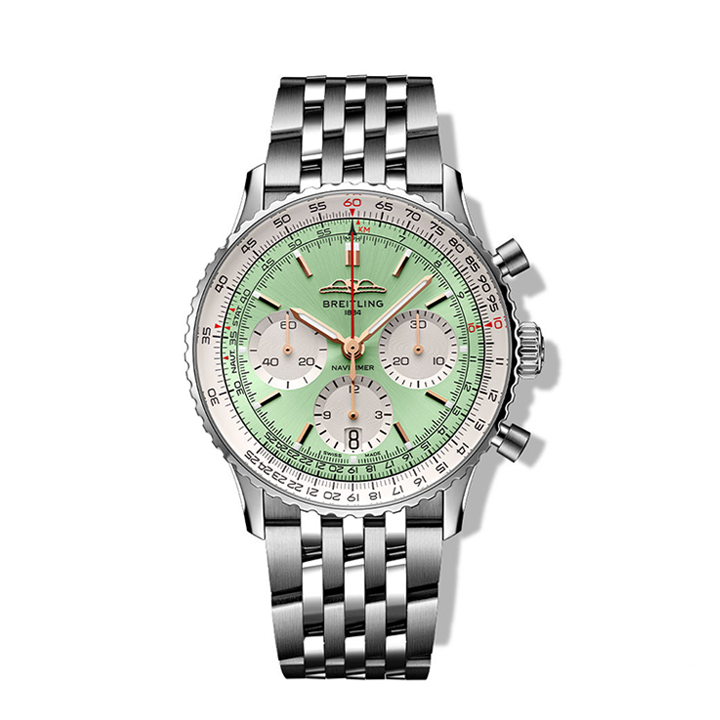 B5CBA2AB-D6FF-C9B1-FD69-41A5FBDBDC73.png Breitling AB0139211L1A1 Navitimer B01 Blue Dial - Image 1