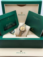 Rolex Lady-Datejust 28mm 279173 Champagne Diamond Dial Oyster Bracelet - Image 11