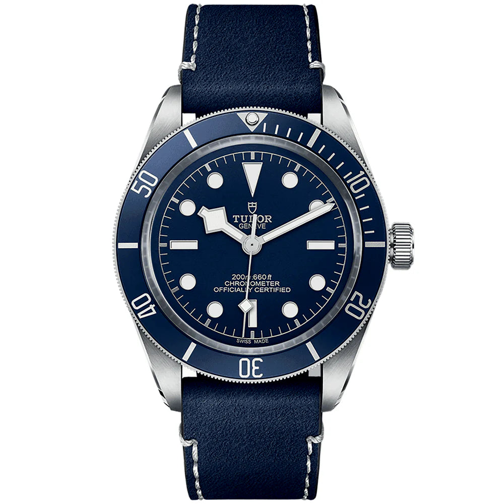 B6616AC2-FA5F-9B06-0315-AE81D9EA3756.jpg TUDOR Black Bay 58 39mm Navy Blue Dial & Bezel Automatic Leather Strap Watch M79030B-0002 - Image 1