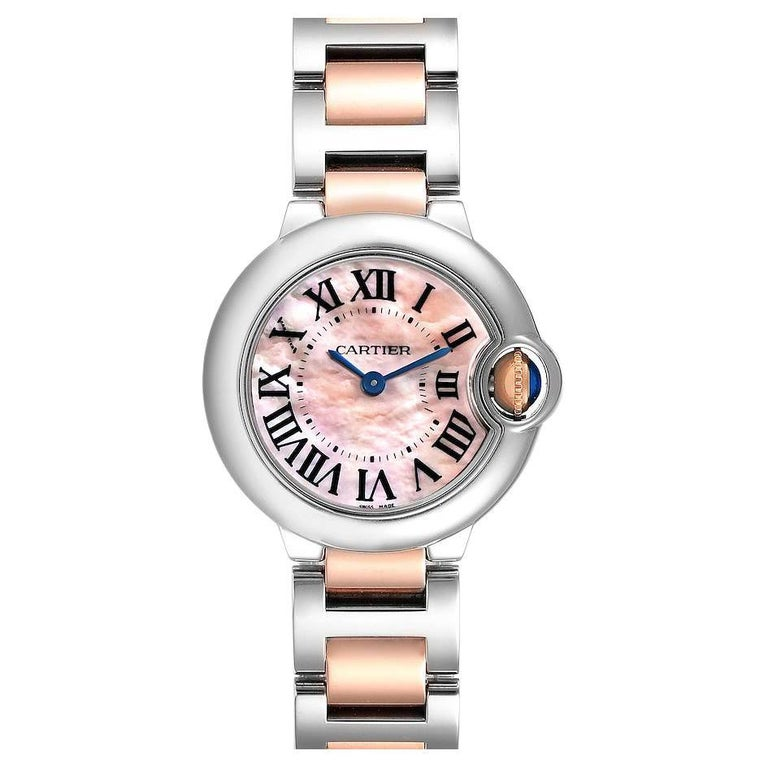 B67D09C7-6EF1-C4E6-26B9-1920D761587E.png Cartier BALLON BLEU Pink Mother of Pearl Dial 28mm - Image 1