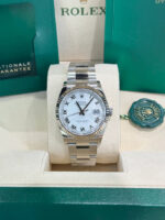 Rolex  Datejust 36mm 126234 White Roman Dial Oyster Stainless Steel Mens - Image 8