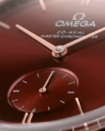 Omega De Ville Trésor 40mm Red Dial Sedna™ 18k Rose Gold Strap 435.53.40.21.11.002 - Image 4