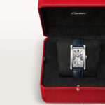 Cartier TANK AMERICAINE Blue Strap 26.6 mm - Image 7
