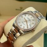 Rolex  Datejust 36mm 126281 Silver Palm Index Dial Jubilee Bracelet - Image 5
