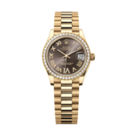 Rolex Datejust m278288RBR-0026 Dark Grey 31mm Dial President Bracelet Watch