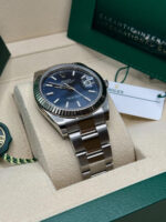 Rolex  Datejust 41mm 126334 Blue Index Oyster Stainless Steel Men’s Watch - Image 6