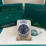 Rolex Datejust 41mm 126300 Slate Index Jubilee Stainless Steel Watch - Image 3