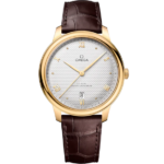 Omega De Ville Prestige 40mm Silver Dial 18k Yellow Gold Strap 434.53.40.20.02.002