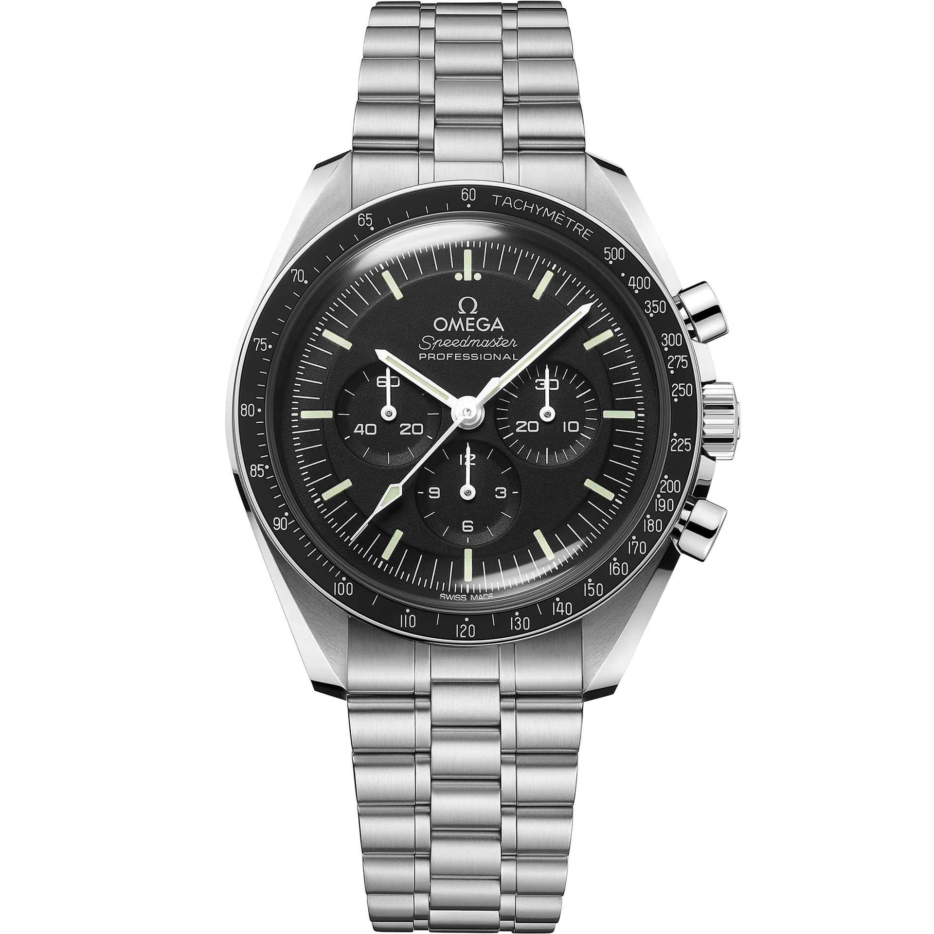 B851D72F-1B31-61B8-231A-DFA087F393EE.png Omega Speedmaster Moonwatch Professional 42 mm Black Dial Stainless Steel Bracelet 310.30.42.50.01.001 - Image 1