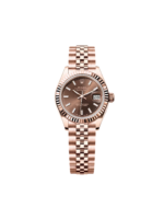 Rolex Lady-Datejust 28mm 279175 Chocolate Dial President Everose Gold - Image 2