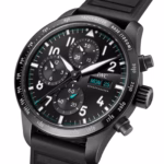 IWC Pilot Performance Chronograph 41mm Mercedes AMG Petronas Formula OneTM Team Mens Watch Black Rubber IW388306-340 - Image 2