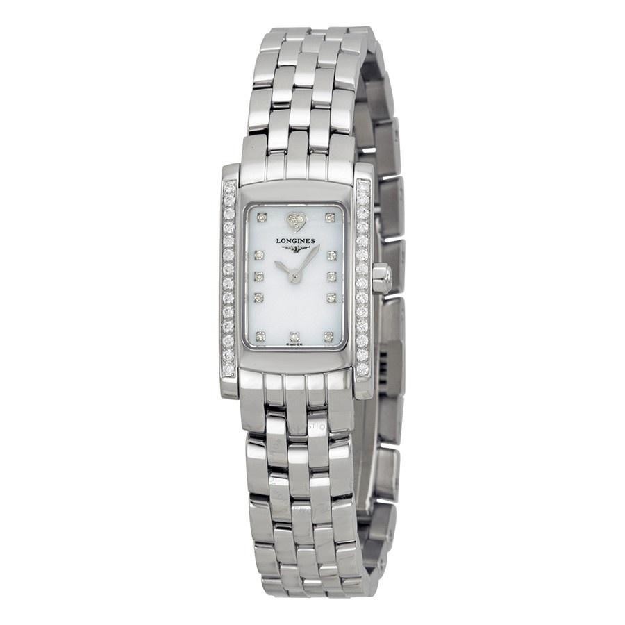 B8A8F945-E09E-AF0B-F1F2-5CBC77D5E60E.jpg Longines Women's L51580926 Dolce Vita Diamond Stainless Steel Watch - Image 1