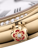 Omega De Ville Mini Trésor 26mm White Dial with Diamonds Moonshine™ 18k Rose Gold Bracelet 428.55.26.60.04.001 - Image 5
