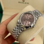 Rolex Datejust m278344-0021/0022 Pink Dial 31mm Domed Diamond Oyster Watch - Image 14