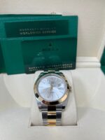 Rolex Datejust 41mm 126303 Silver Index Oyster Steel and Yellow Gold Mens Watch - Image 3