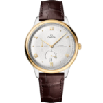 Omega De Ville Prestige 41 mm Silver Dial Stainless Steel and 18k Yellow Gold Strap 434.23.41.21.02.001