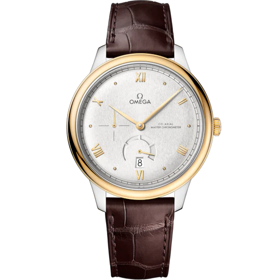 BA3DA189-B7FA-6820-4AE9-BA5666549D26.png Omega De Ville Prestige 41 mm Silver Dial Stainless Steel and 18k Yellow Gold Strap 434.23.41.21.02.001 - Image 1