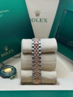 Rolex Lady-Datejust 28mm 279381RBR Mother-of-Pearl Diamond Dial Oyster Bracelet - Image 8