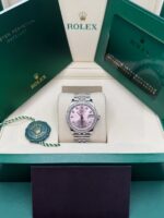 Rolex Datejust m278384RBR-0035/0036 Pink 31mm Dial Oyster Watch - Image 10
