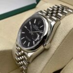 Rolex  Datejust 36mm 126200 Stainless Steel Black Dial Jubilee Watch - Image 7