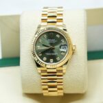 Rolex Datejust m278278-0011 Olive Green 31mm Dial President Bracelet Watch - Image 2