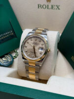 Rolex  Datejust 36mm 126233 Champagne Fluted Motif Diamond Dial Jubilee Bracelet - Image 11
