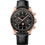 Omega Speedmaster Moonphase Black Dial 44.25mm Sedna™18k Rose Gold Strap 304.63.44.52.01.001