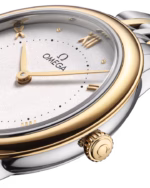 Omega De Ville Prestige 30 mm Silver Dial Stainless Steel and 18k Yellow Gold Bracelet 434.20.30.60.02.002 - Image 4