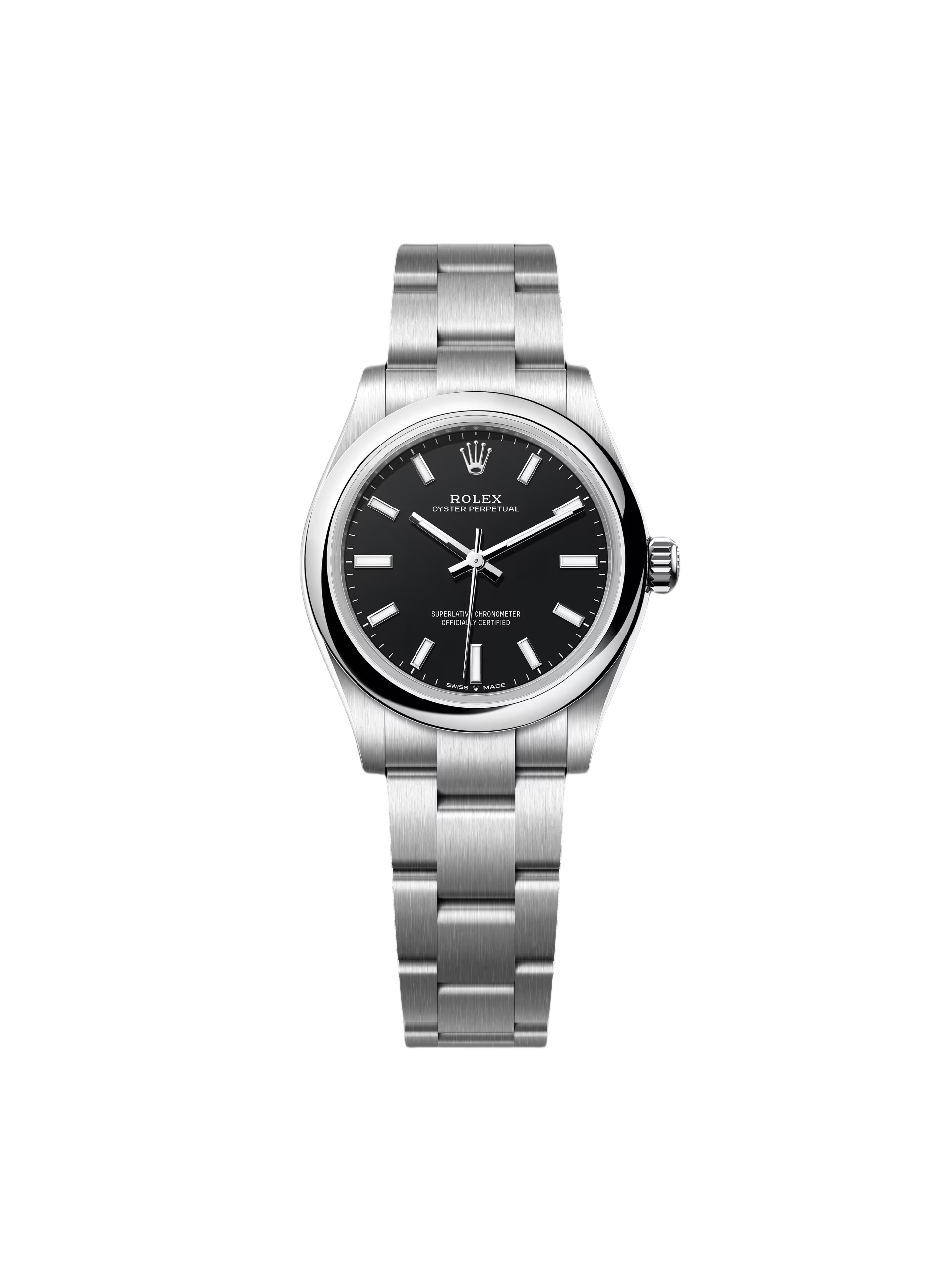 BD252EDF-79B5-8555-0974-320F0F6BF9E8.png Rolex Oyster Perpetual 31mm 277200-0016 Black Dial Oyster Bracelet Watch - Image 1