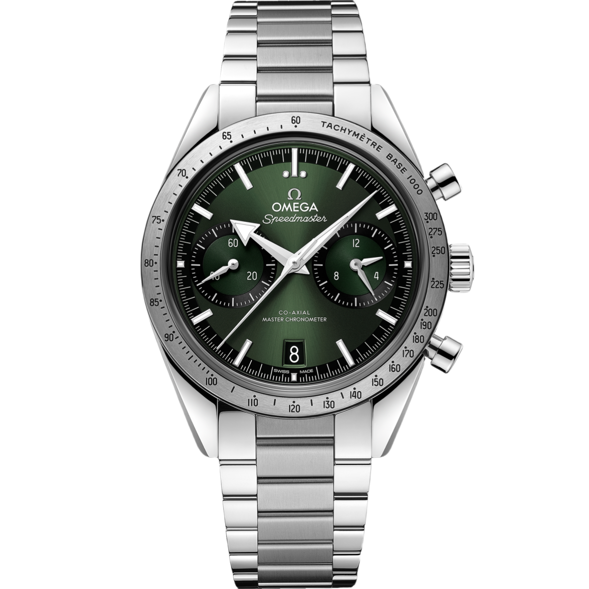BDDD1772-A298-58E0-8B7F-B763A0815B05.png Omega Speedmaster '57 40.5mm Green Dial Stainless Steel Bracelet 332.10.41.51.10.001 - Image 1