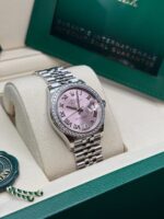 Rolex Datejust m278384RBR-0027/0028 Pink 31mm Dial Oyster Watch - Image 13