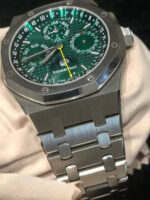 Audemars piguet Royal Oak Perpetual Calendar Green Dial Watch 41MM - Image 3