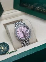 Rolex Datejust m278384RBR-0035/0036 Pink 31mm Dial Oyster Watch - Image 4