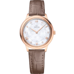 Omega De Ville Prestige 30mm White Dial with Diamonds Sedna™ 18k Rose Gold Strap 434.53.30.60.55.001