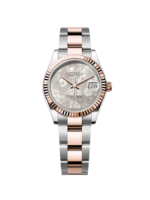 Rolex Datejust m278271-0031/0032 Silver Floral Motif 31mm Dial Oyster Bracelet Watch - Image 2