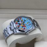 Rolex 124300-0008 Oyster Perpetual 41mm Turquoise blue Celebration Dial - Image 5