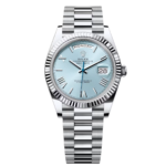 Rolex  Day-Date President 40mm Platinum Ice Blue Roman Dial - 228236