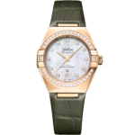 Omega Constellation Ladies' Selection 29mm Moonshine™ gold on alligator gold 131.58.29.20.55.003