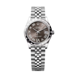 Rolex Datejust m278344 Dark Grey Dial 31mm Domed Diamond