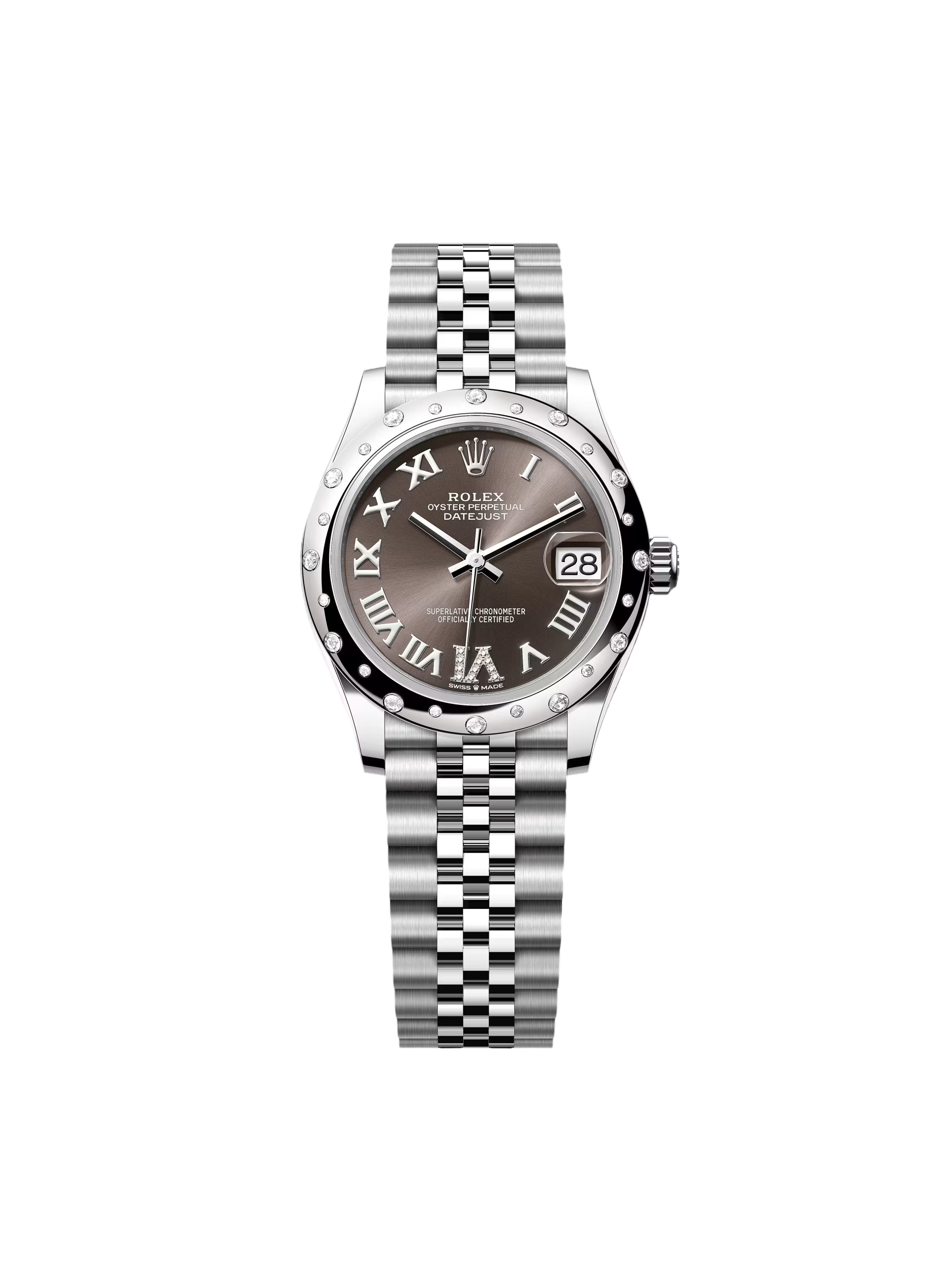 BF3C0CD0-9625-739B-3819-0AB89DFAD870.png Rolex Datejust m278344 Dark Grey Dial 31mm Domed Diamond - Image 1