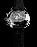 Omega Speedmaster 38 Green Dial 38mm with Diamonds Stainless Steel Strap 324.18.38.50.60.001 - Image 7
