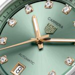 TAG Heuer Carrera Date 36mm Ladies Watch Green Diamond Dot WBN2317.BA0001 - Image 3