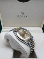 Rolex Datejust 41mm 126303 Champagne Diamond Jubilee Steel and Yellow Gold Mens Watch - Image 4