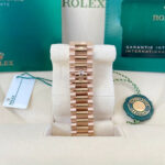 Rolex  Day-Date President 40mm Everose Eisenkiesel Diamond Baguette Dial - 228235 - Image 7