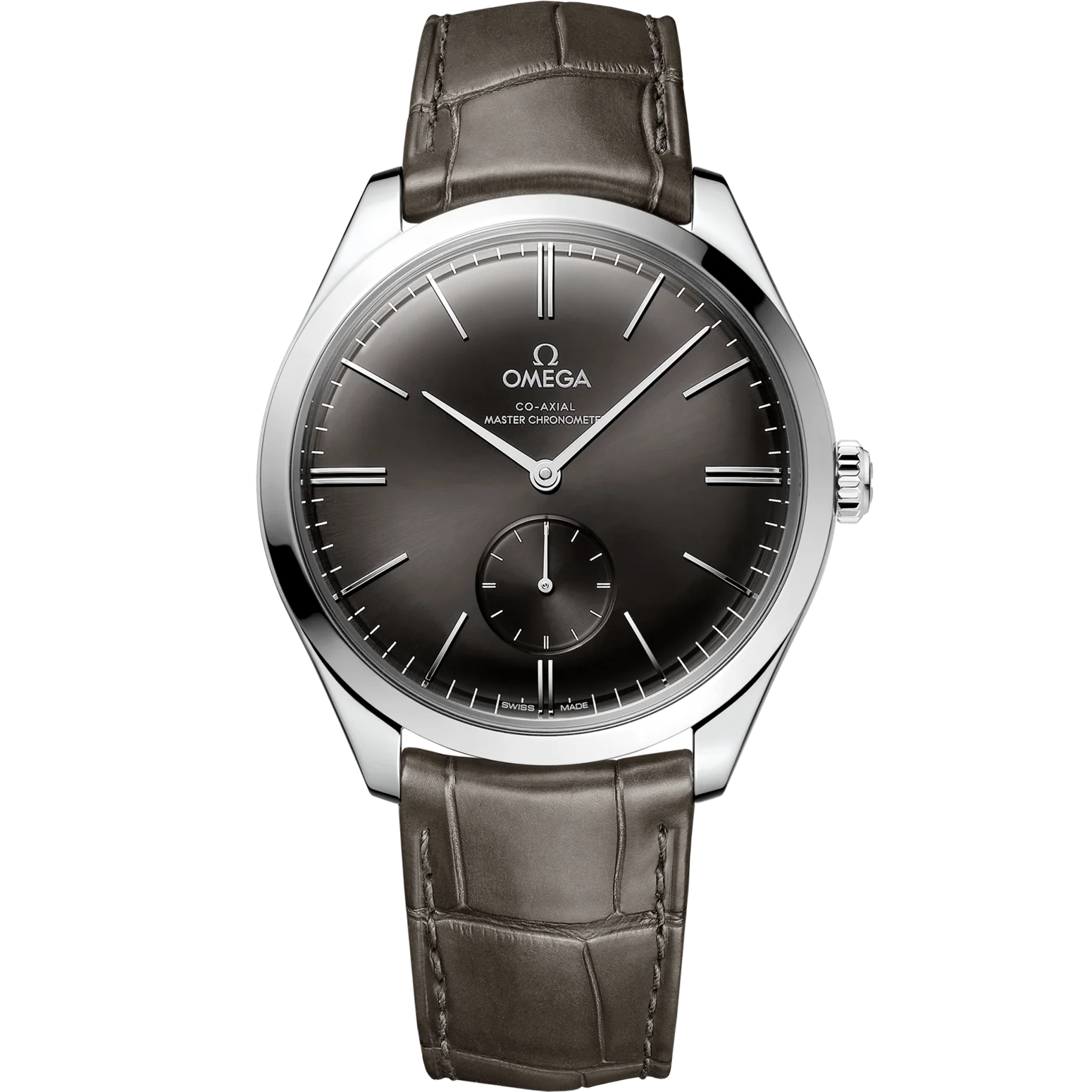 C114BC0D-29BC-97C8-649F-5D76FA099759.png Omega De Ville Trésor 40mm Grey Dial Stainless Steel Leather Strap 435.13.40.21.06.001 - Image 1