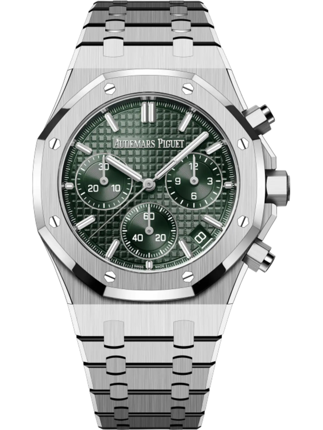 C148EC27-5453-85E9-58B3-3BC5FE6C5FD2.png Audemars Piguet ROYAL OAK Khaki Green Dial CHRONOGRAPH 41mm - Image 1