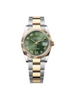 Rolex  Datejust 36mm 126233 Olive-green Roman Diamond Dial Two-Tone Jubilee Bracelet - Image 2
