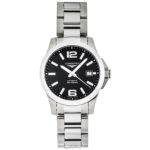 Longines Men's L3.676.4.58.6 Conquest Stainless Steel Watch