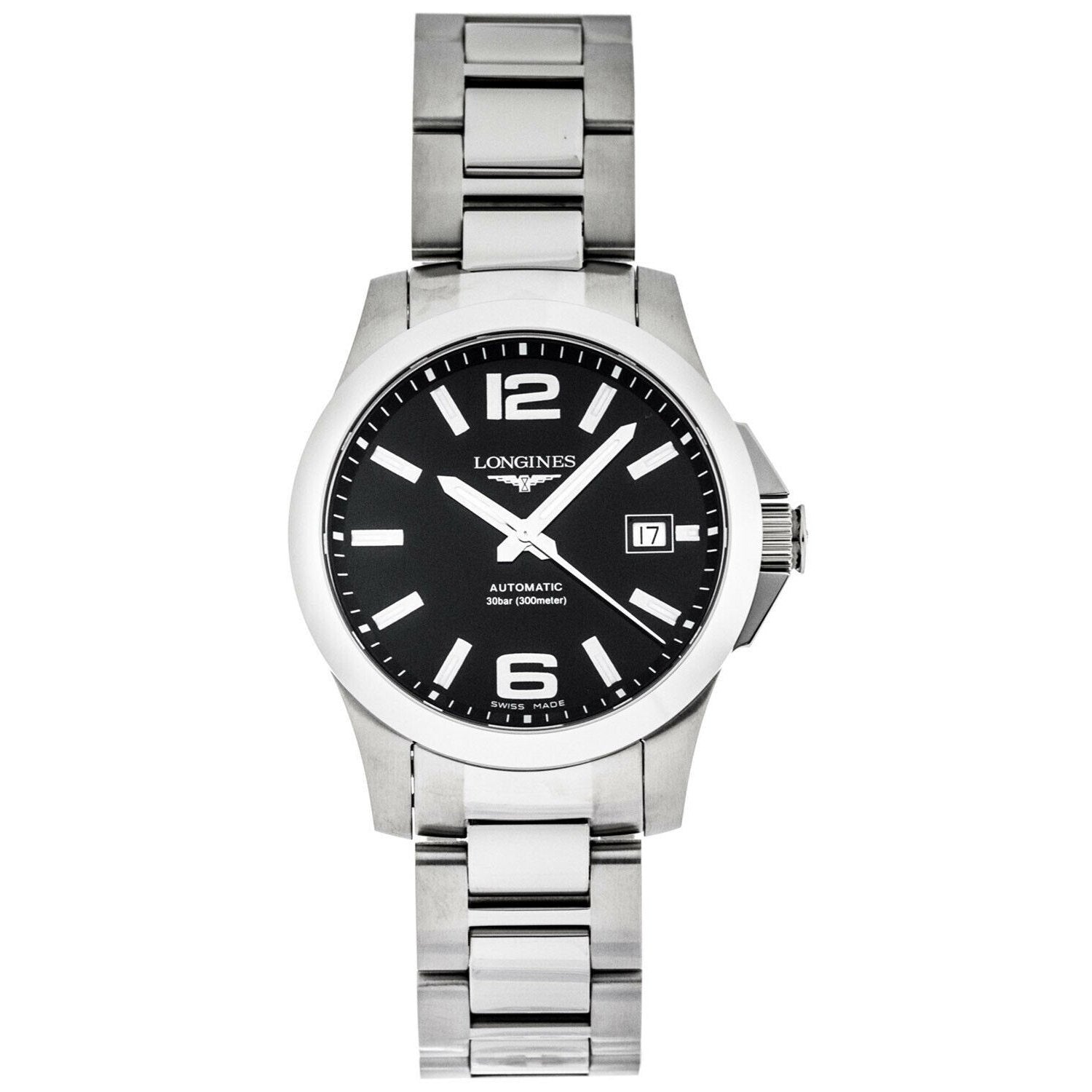 C21744B2-C0BA-392F-688F-F1315D8C16CC.jpg Longines Men's L3.676.4.58.6 Conquest Stainless Steel Watch - Image 1