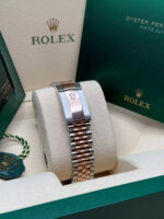 Rolex  Datejust 36mm 126281 Silver Palm Motif Diamond Dial Oyster Bracelet - Image 9
